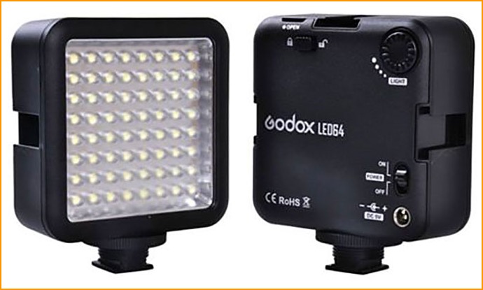 Essai Godox LED Video Light 64