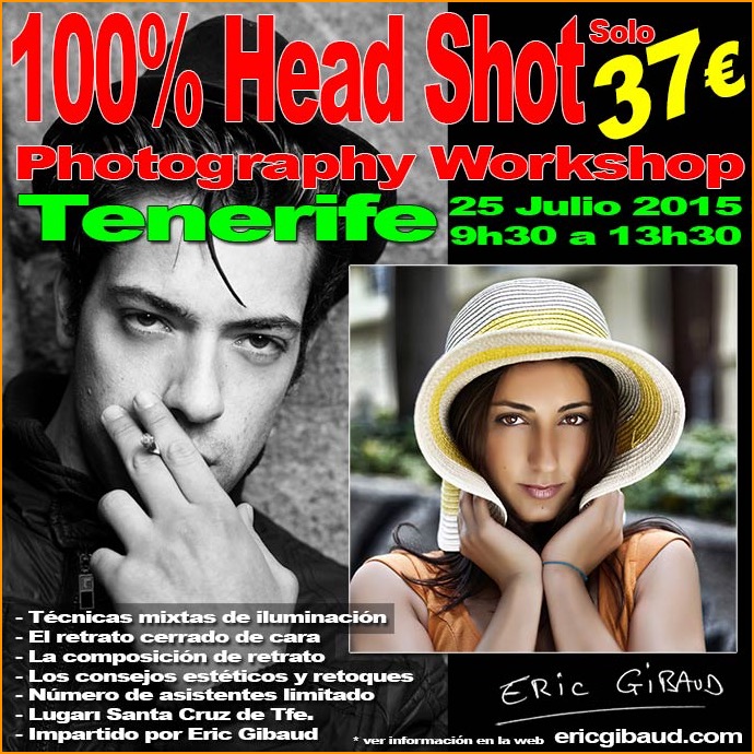 Taller de fotografía de retrato Tenerife 25 de Julio 2015