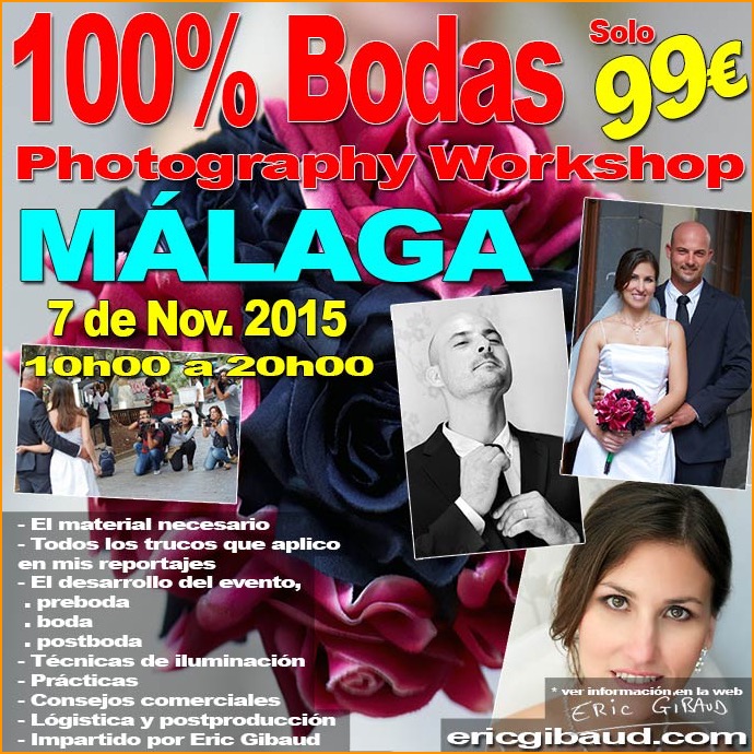 Taller de fotografía de boda Málaga ericgibaud.com